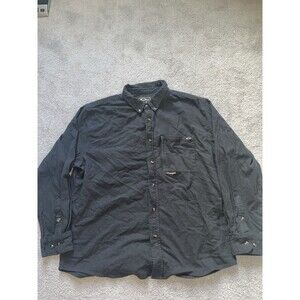 Drake Clothing Co Men’s Sz 2XL  Blue Twill Shirt Heavy Oversized